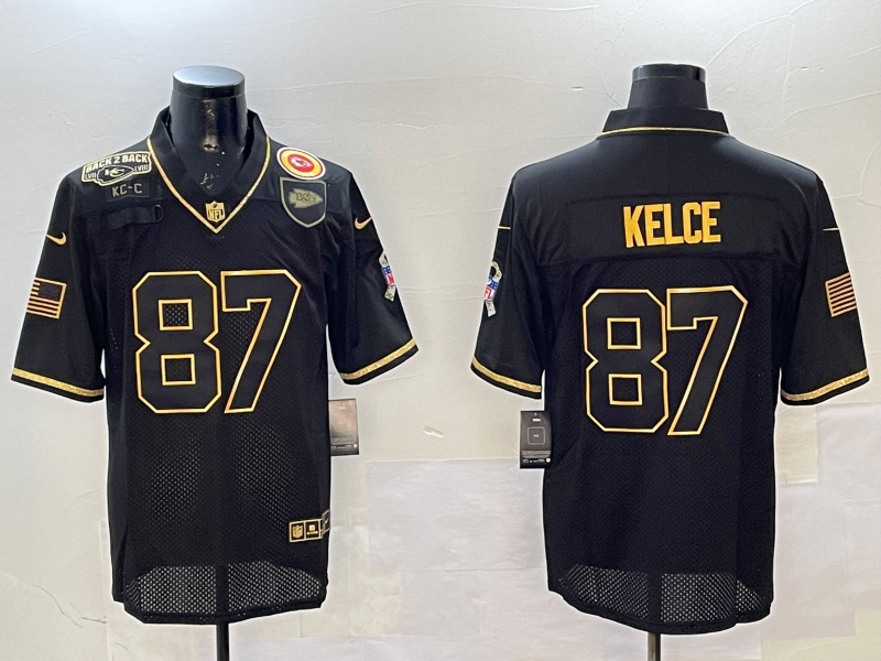 Men Kansas City Chiefs #87 Kelce black 2025 Nike Limited NFL Jersey->kansas city chiefs->NFL Jersey